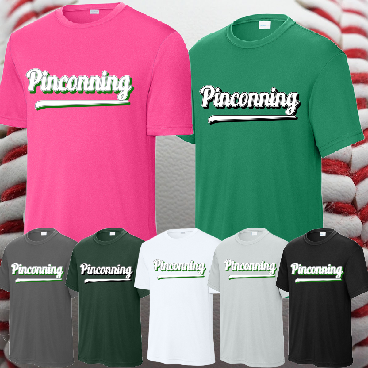 Pinconning Baseball - 2025 Logo Performance Tee