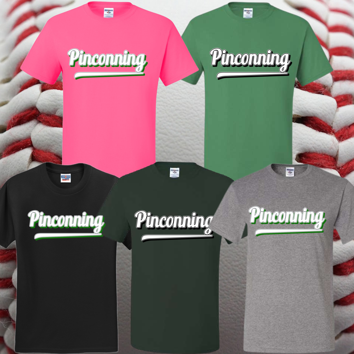 Pinconning Baseball - 2025 Logo Basic Tee (Youth & Adult)