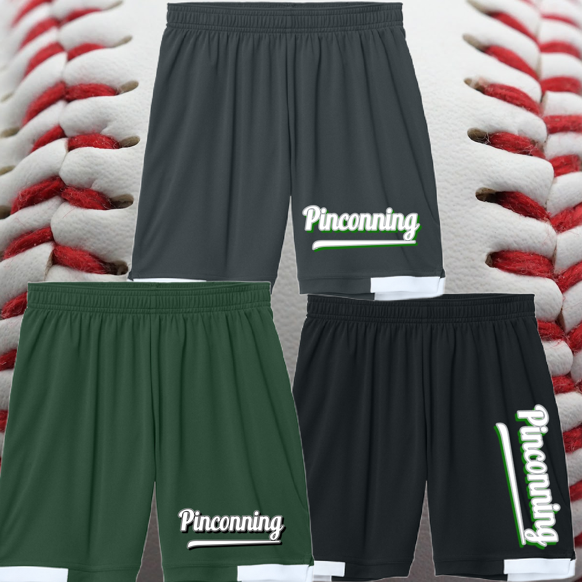 Pinconning Baseball - 2025 Logo Performance Shorts