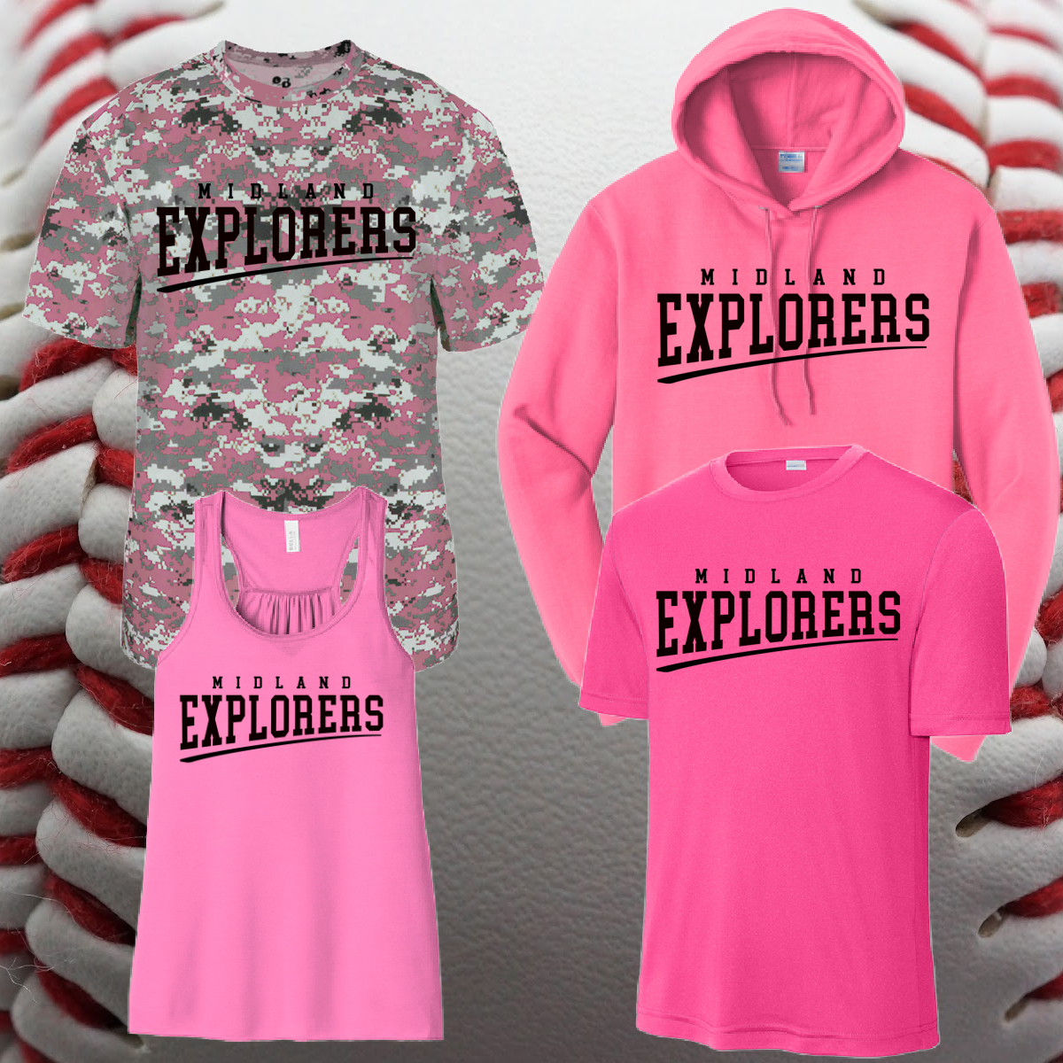 Midland Explorers - PINK OUT! (Youth & Adult)