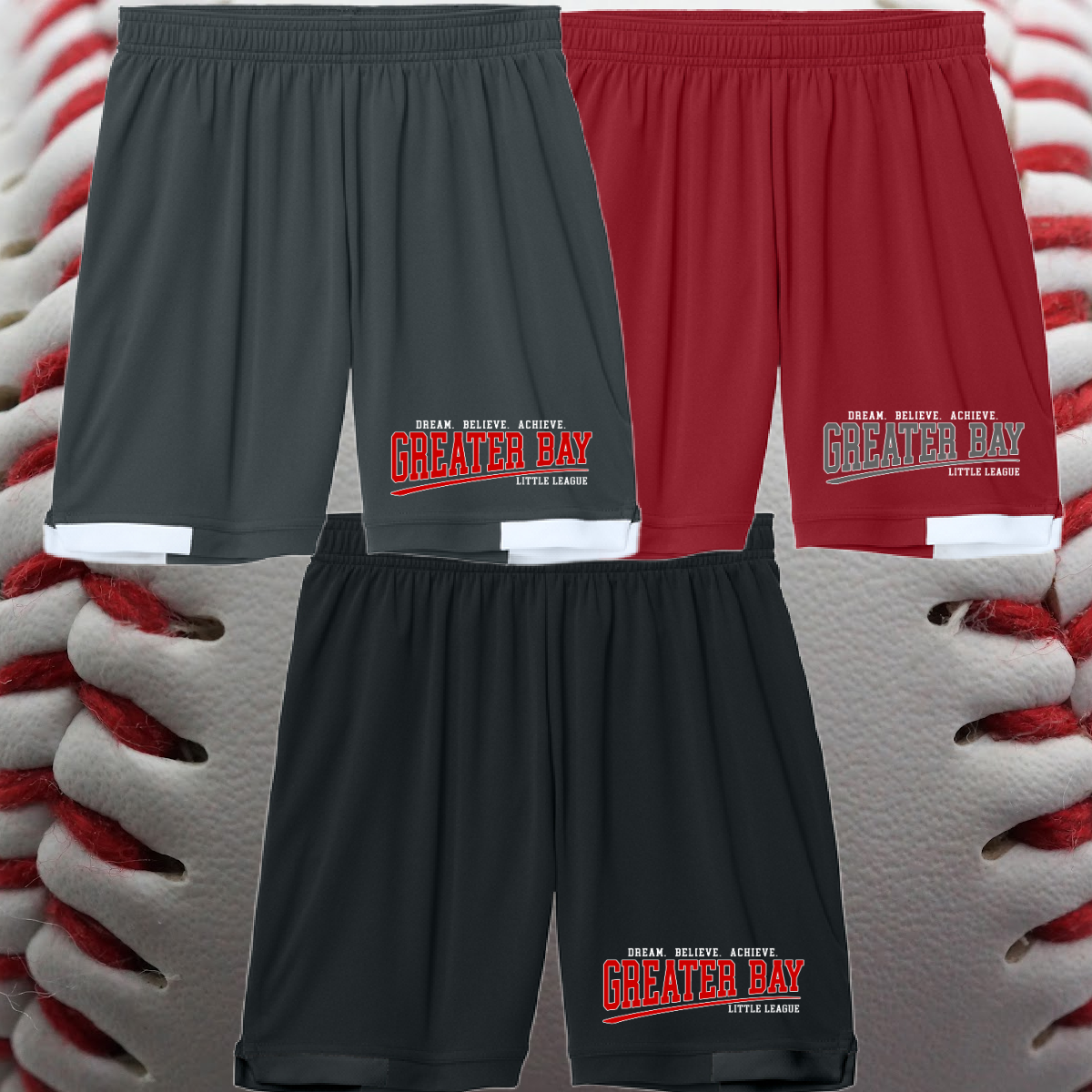 Greater Bay Little League - Swoosh Logo Performance Shorts