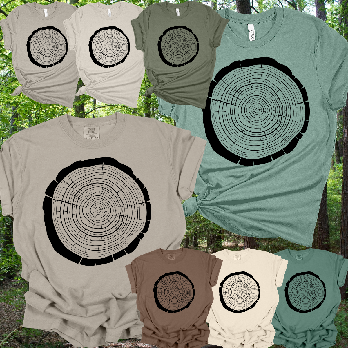 Tree Stump/Camping Tee