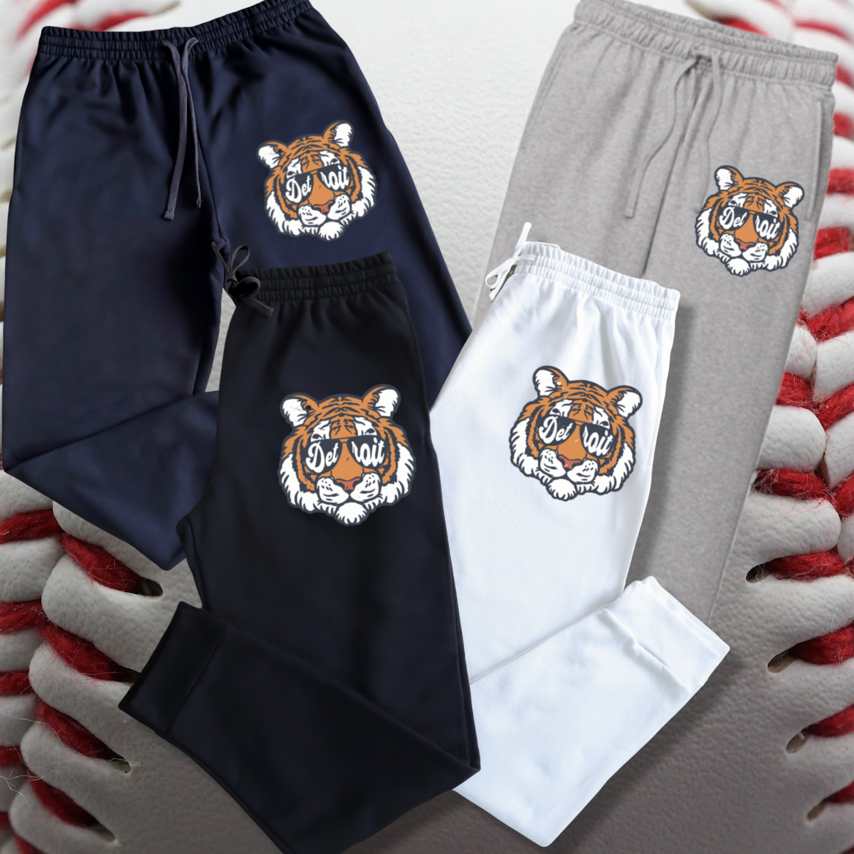Detroit Baseball - Vintage Tiger Face Basic Jogger (Youth & Adult)
