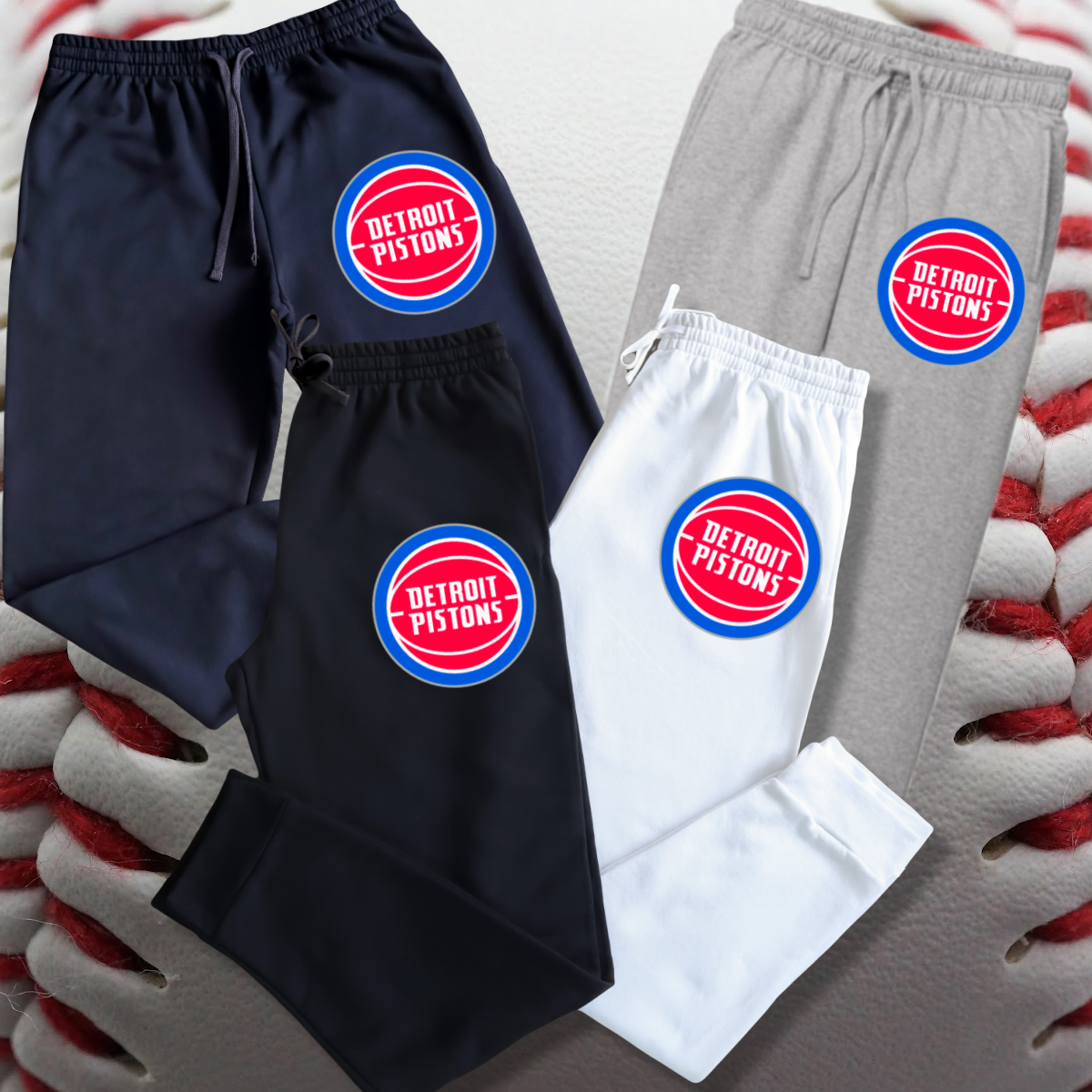Detroit Basketball - Round Logo Basic Jogger (Youth & Adult)