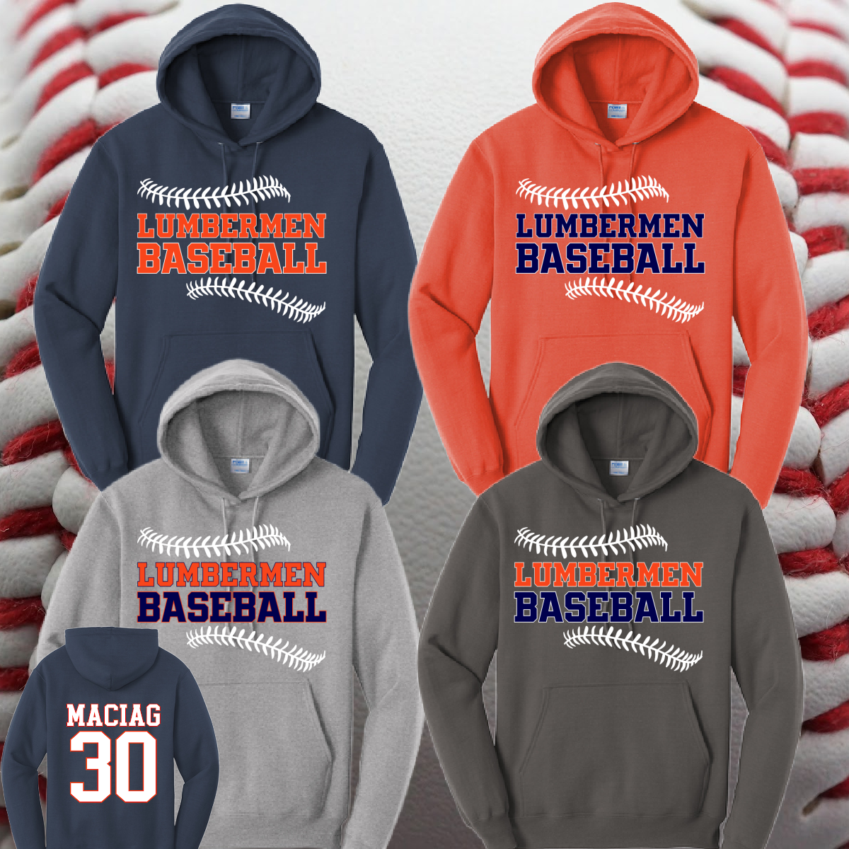 Mid Michigan Lumbermen - Stitches Logo Basic Sweatshirt (Youth & Adult)