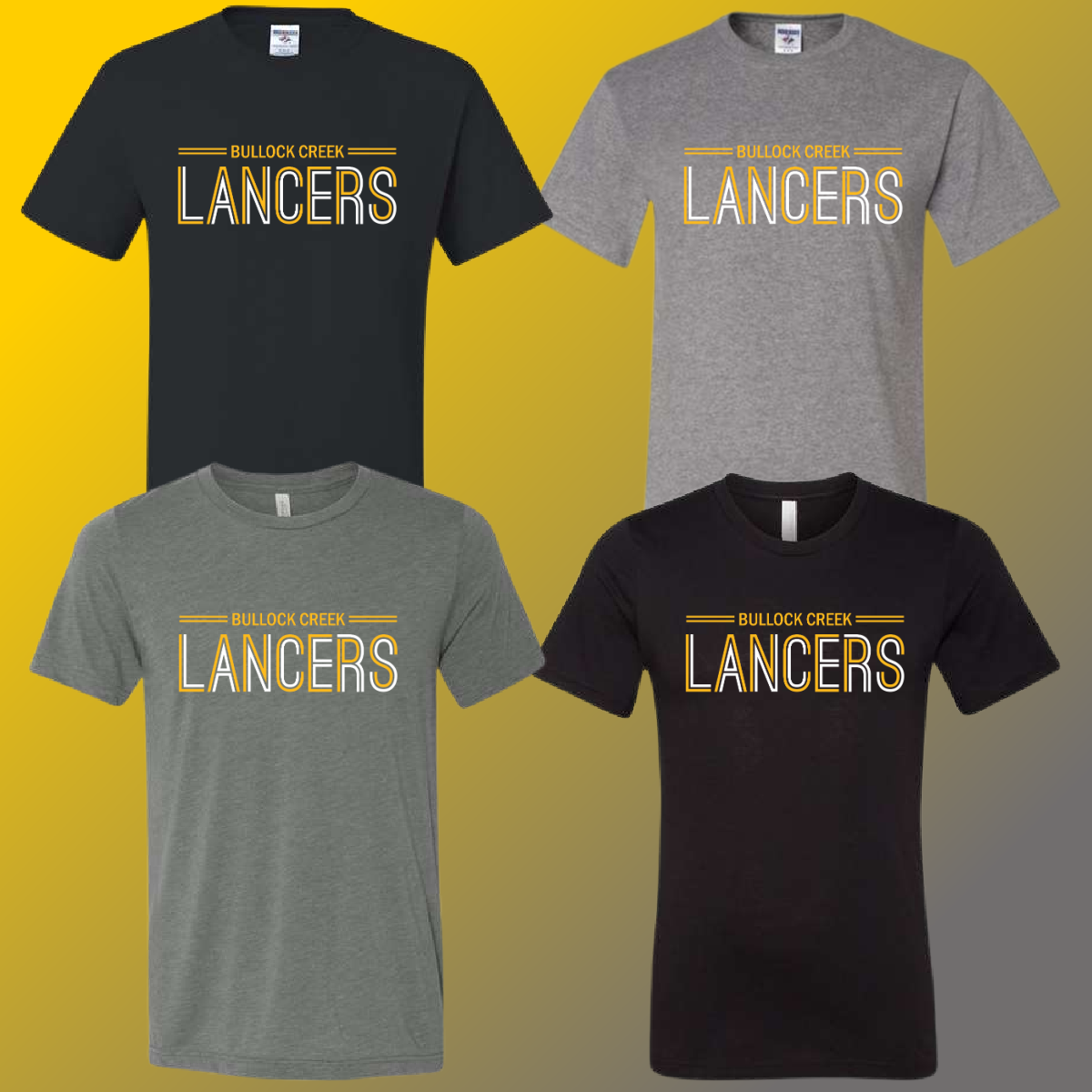 Bullock Creek Lancers - Double Font Tee