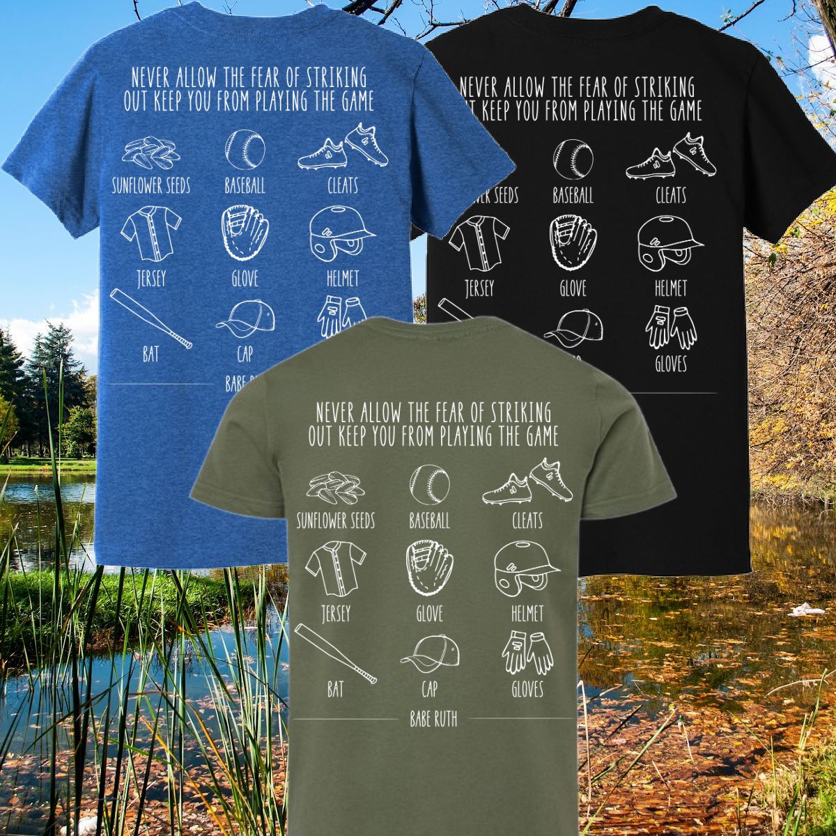Great Lakes Boys - Baseball Collage Premium Tee (Toddler, Youth & Adult)