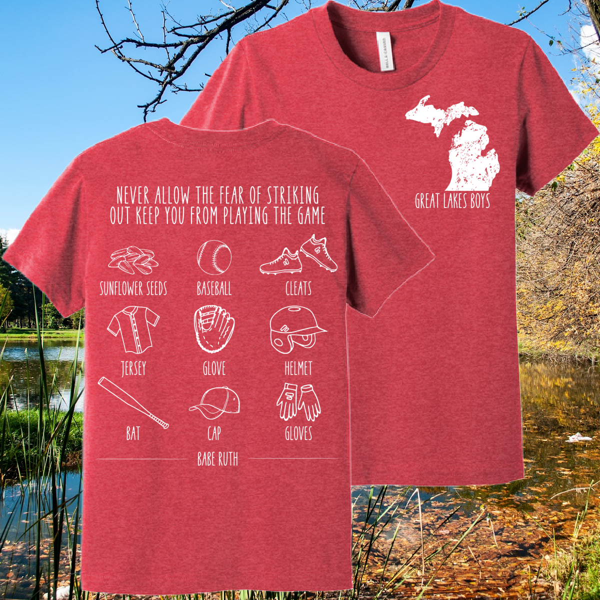 Great Lakes Boys - Baseball Collage Premium Tee (Toddler, Youth & Adult)