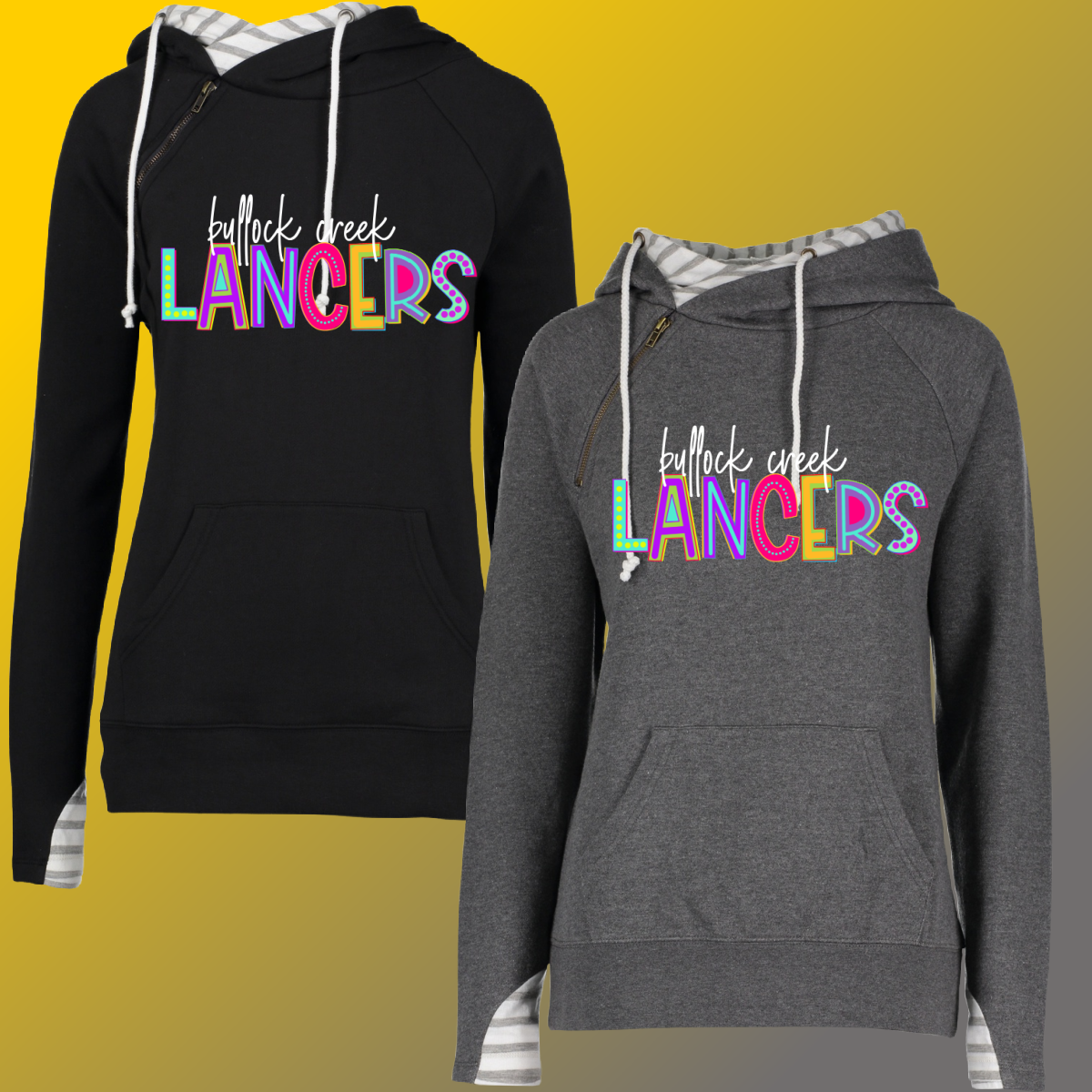 Bullock Creek Lancers - Marquee Double Hooded Sweatshirt