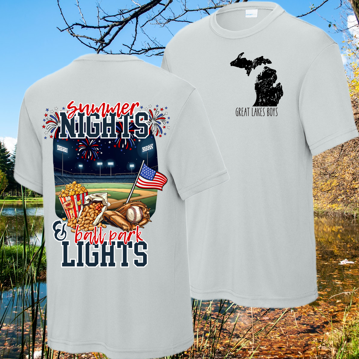 Great Lakes Boys - Summer Nights & Ballpark Lights Performance Tee (Youth & Adult)