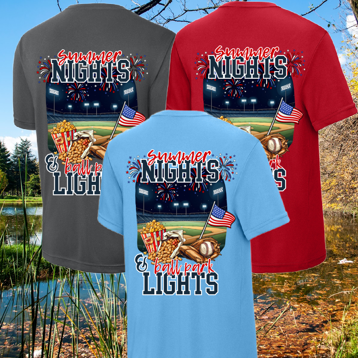 Great Lakes Boys - Summer Nights & Ballpark Lights Performance Tee (Youth & Adult)