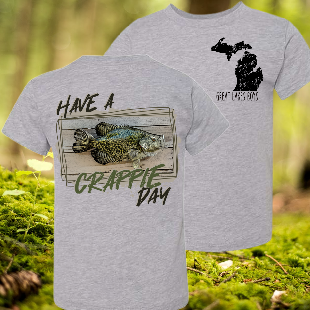 Great Lakes Boys - Have A Crappie Day Premium Tee (Toddler, Youth & Adult)