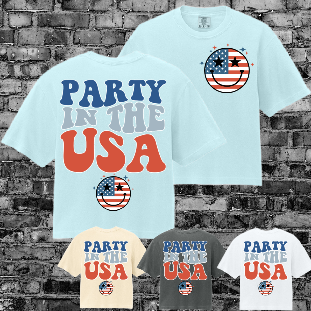 Party In The USA - Boxy Tee