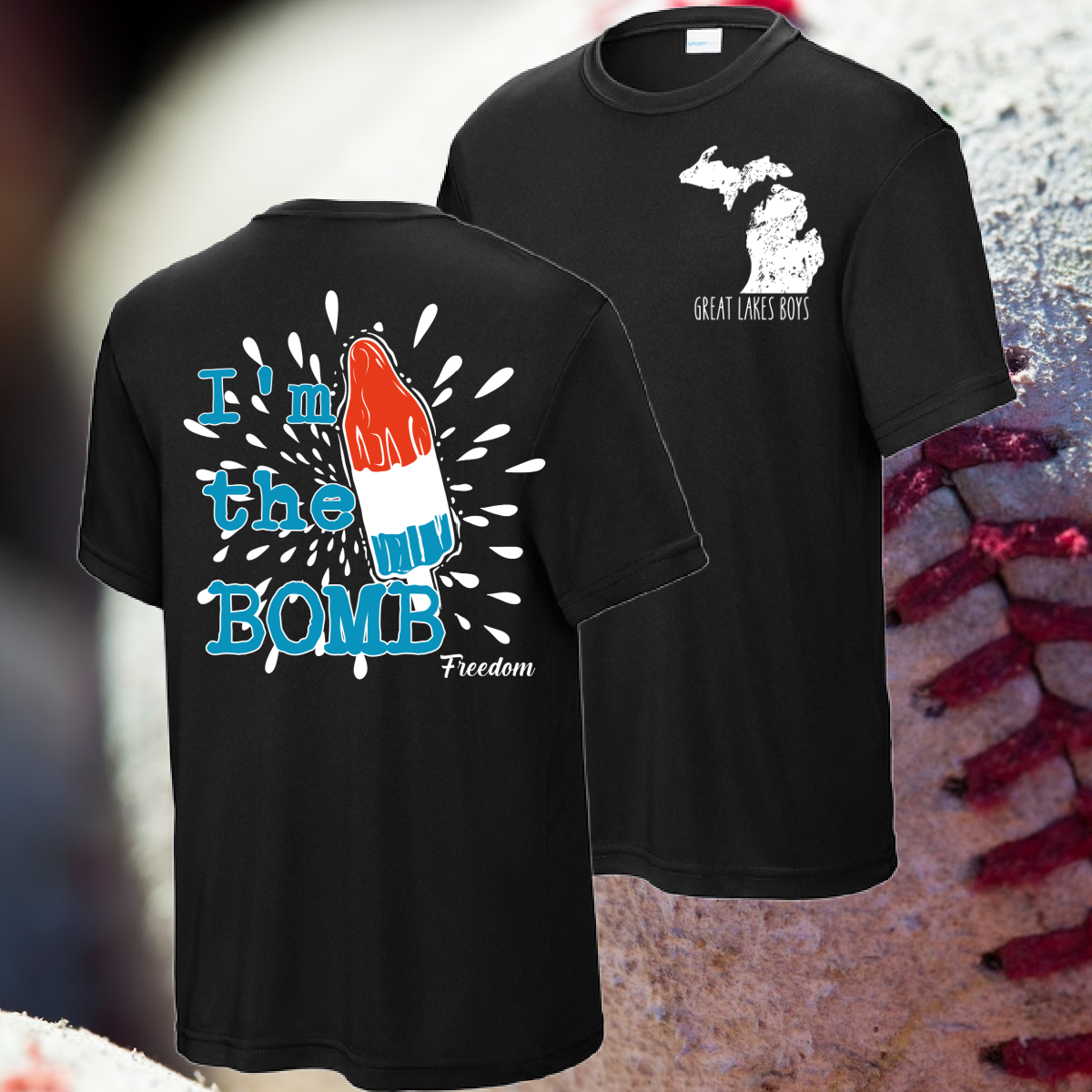 Great Lakes Boys - I'm The Bomb Performance Tee (Youth & Adult)
