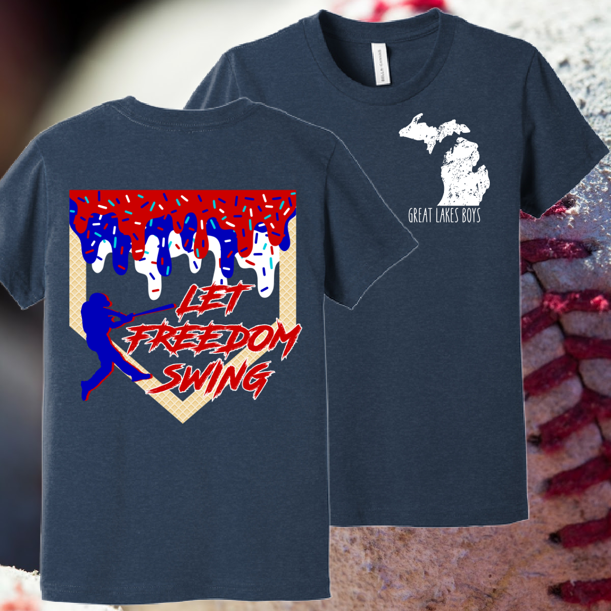 Great Lakes Boys - Let Freedom Swing Premium Tee (Toddler, Youth & Adult)