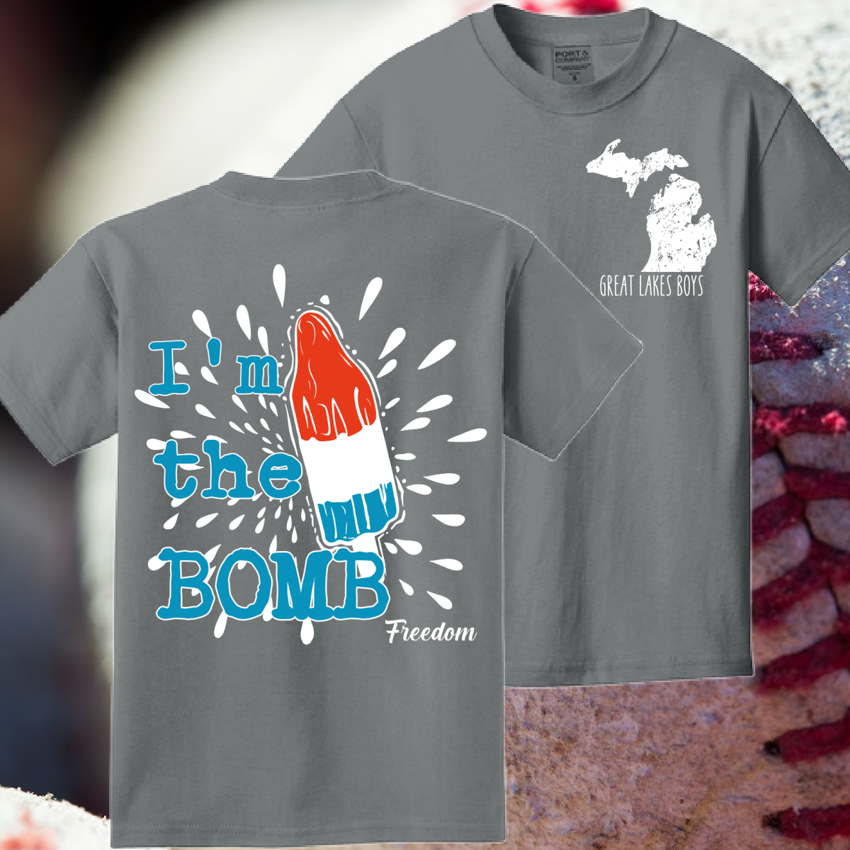 Great Lakes Boys - I'm The Bomb Beach Wash Tee (Youth & Adult)