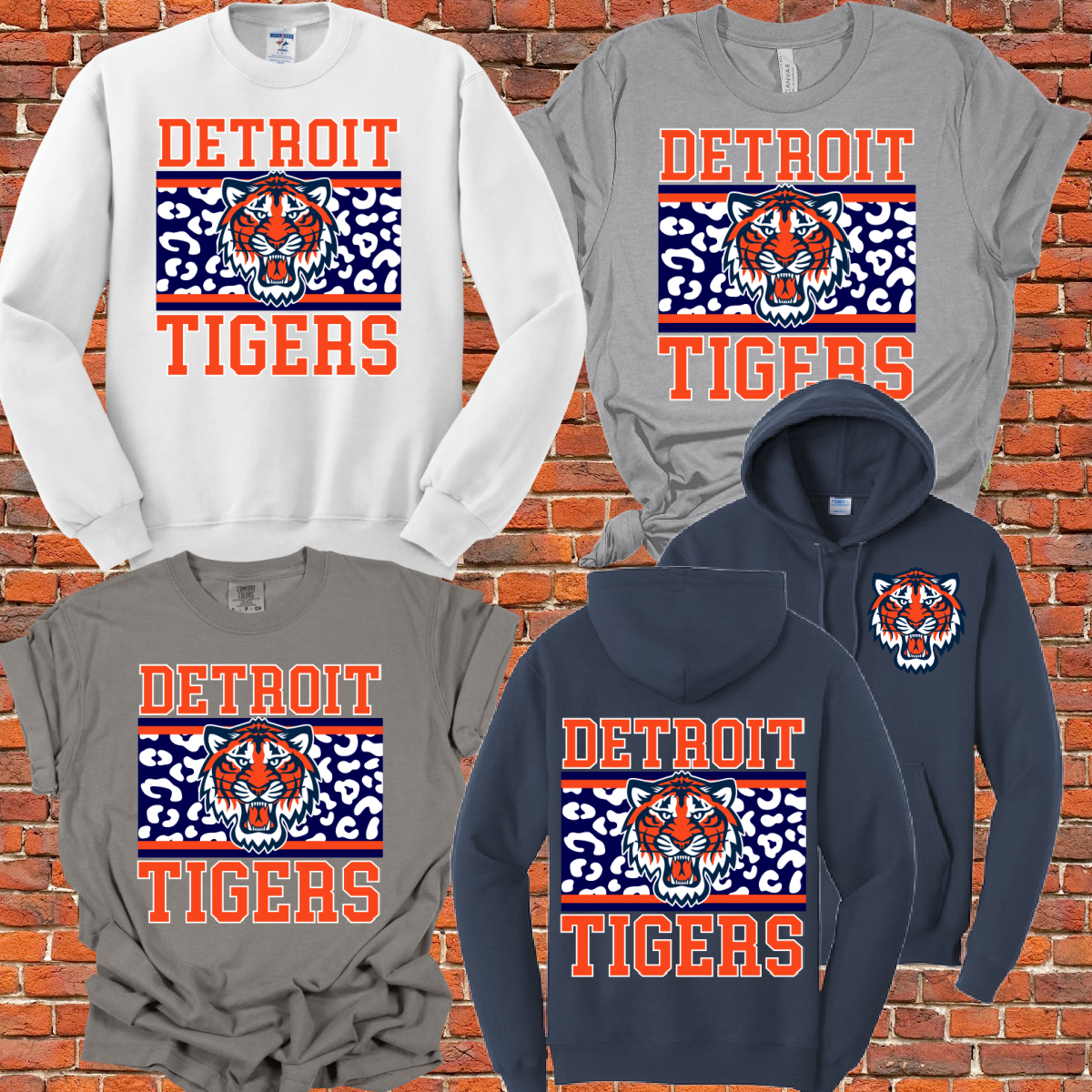 Tee Shirt Tuesday - Detroit Baseball - Boxy Leopard Image