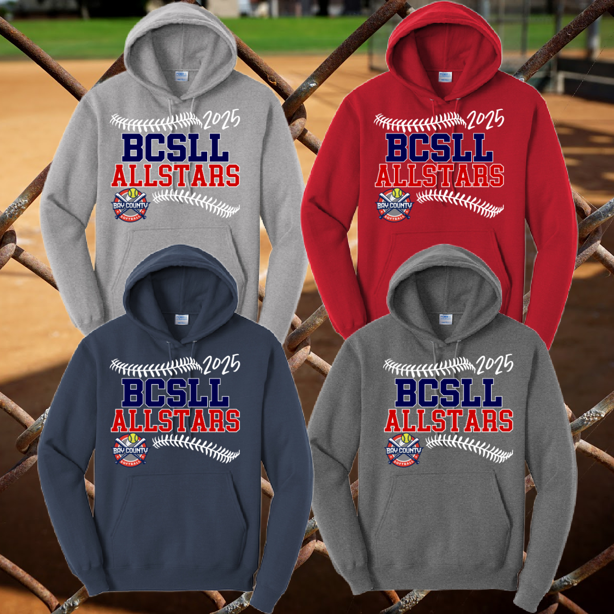 BCSLL - Stitches Basic Hoodie (Youth & Adult)