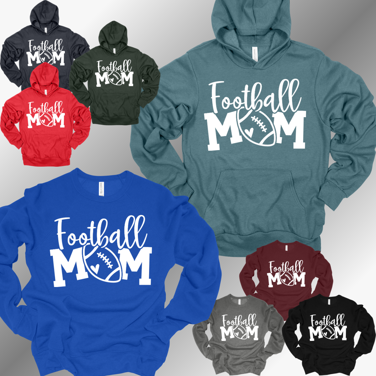 Football Mom Premium Sweatshirt