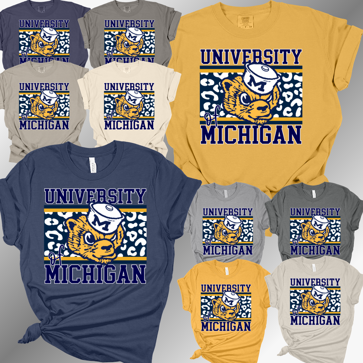 Wolverines - Leopard Tee