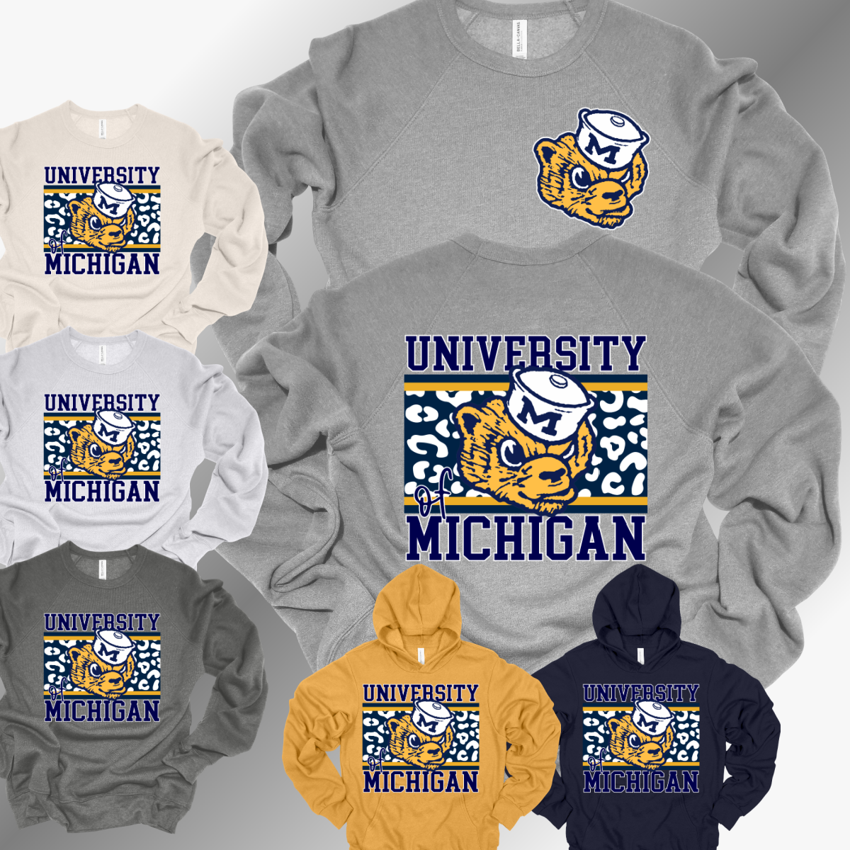 Wolverines - Leopard Premium Sweatshirt