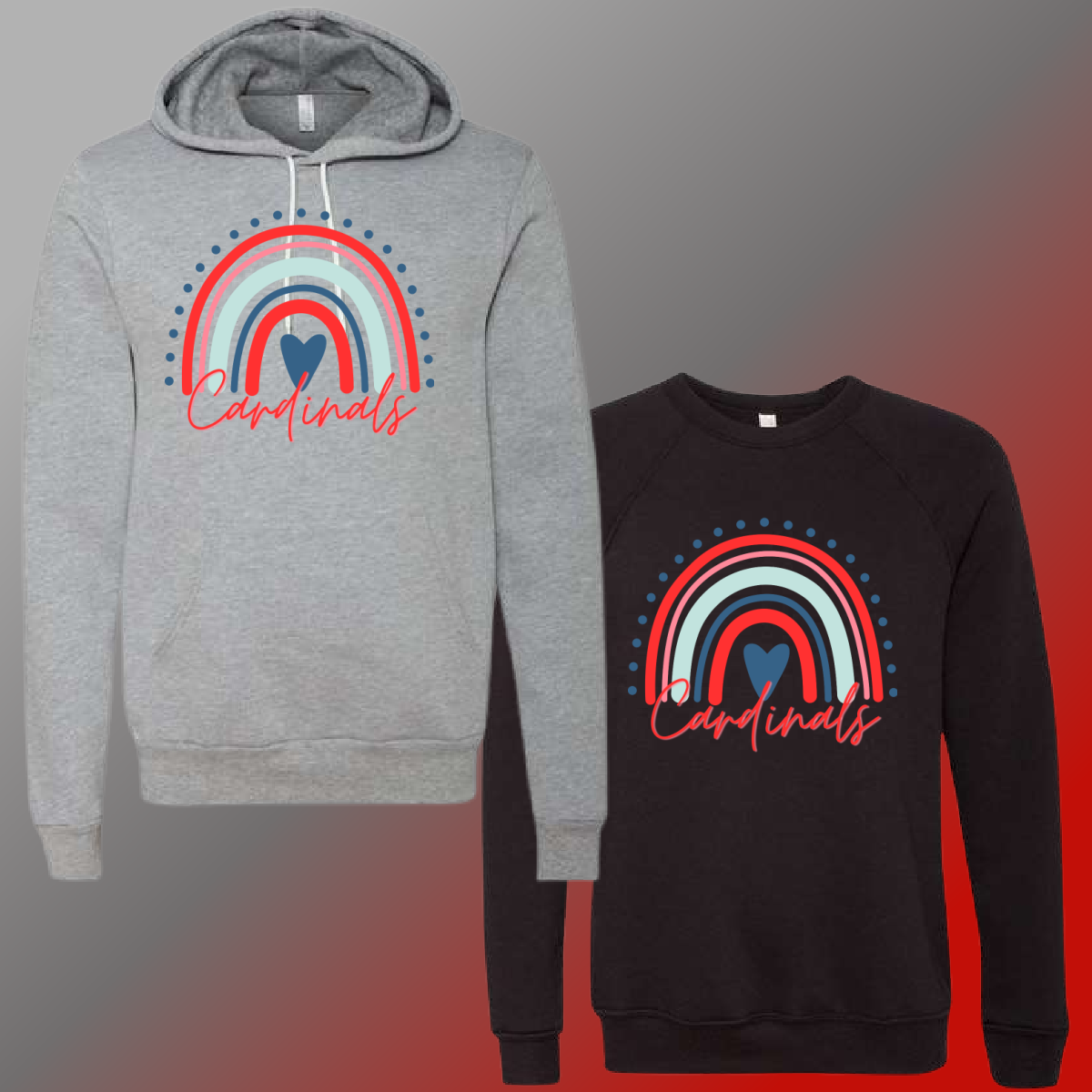 St. John Cardinals - Rainbow Premium Sweatshirt