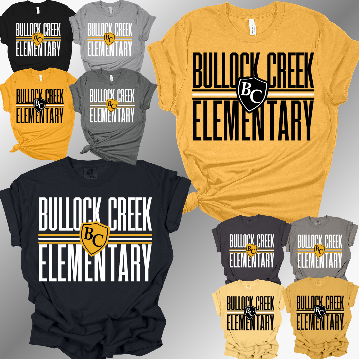 Bullock Creek Lancers - School Name Tee You Choose the School (Adult)