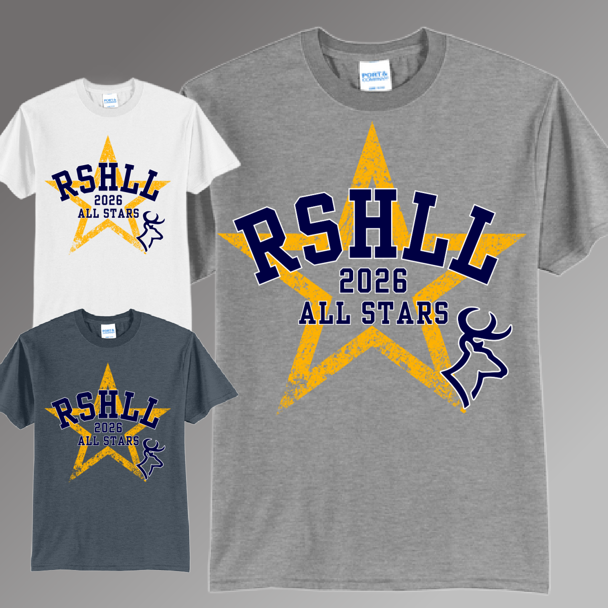 RSHLL 2026 All Stars Grunge Star - Basic Tee (Toddler, Youth & Adult)