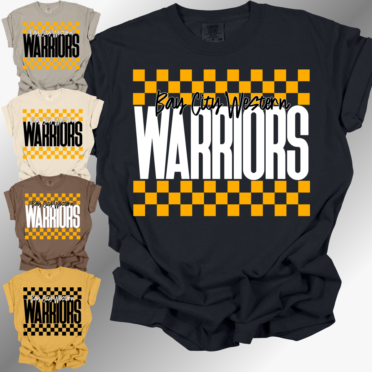 Bay City Western Warriors - Comfort Colors Tee (Adult)