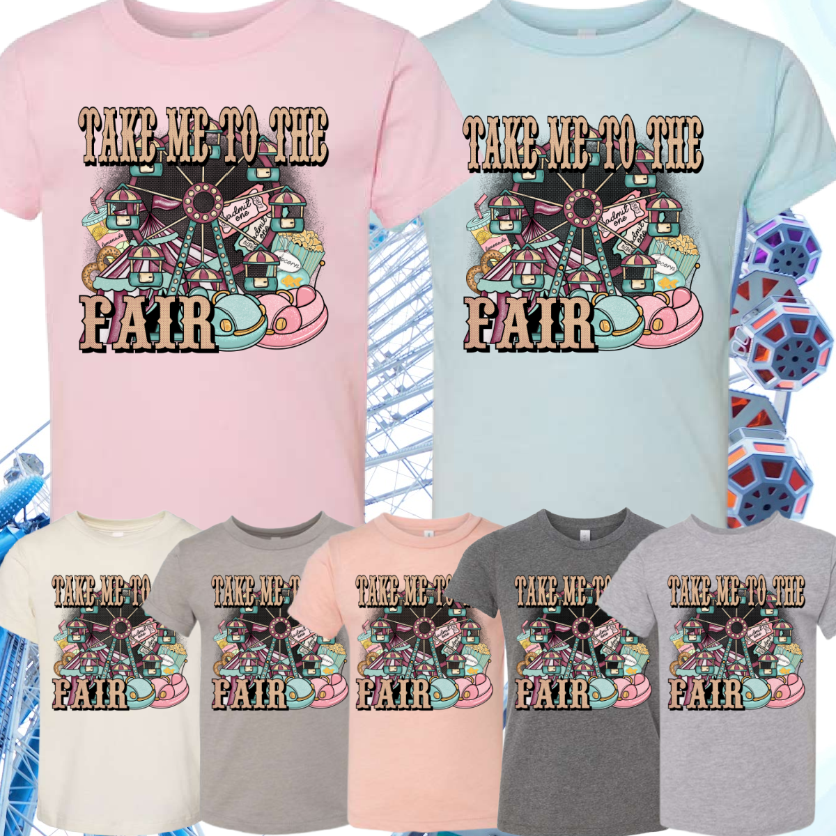Take Me To The Fair Tee (Youth) - MADE TO ORDER/TWO WEEKS