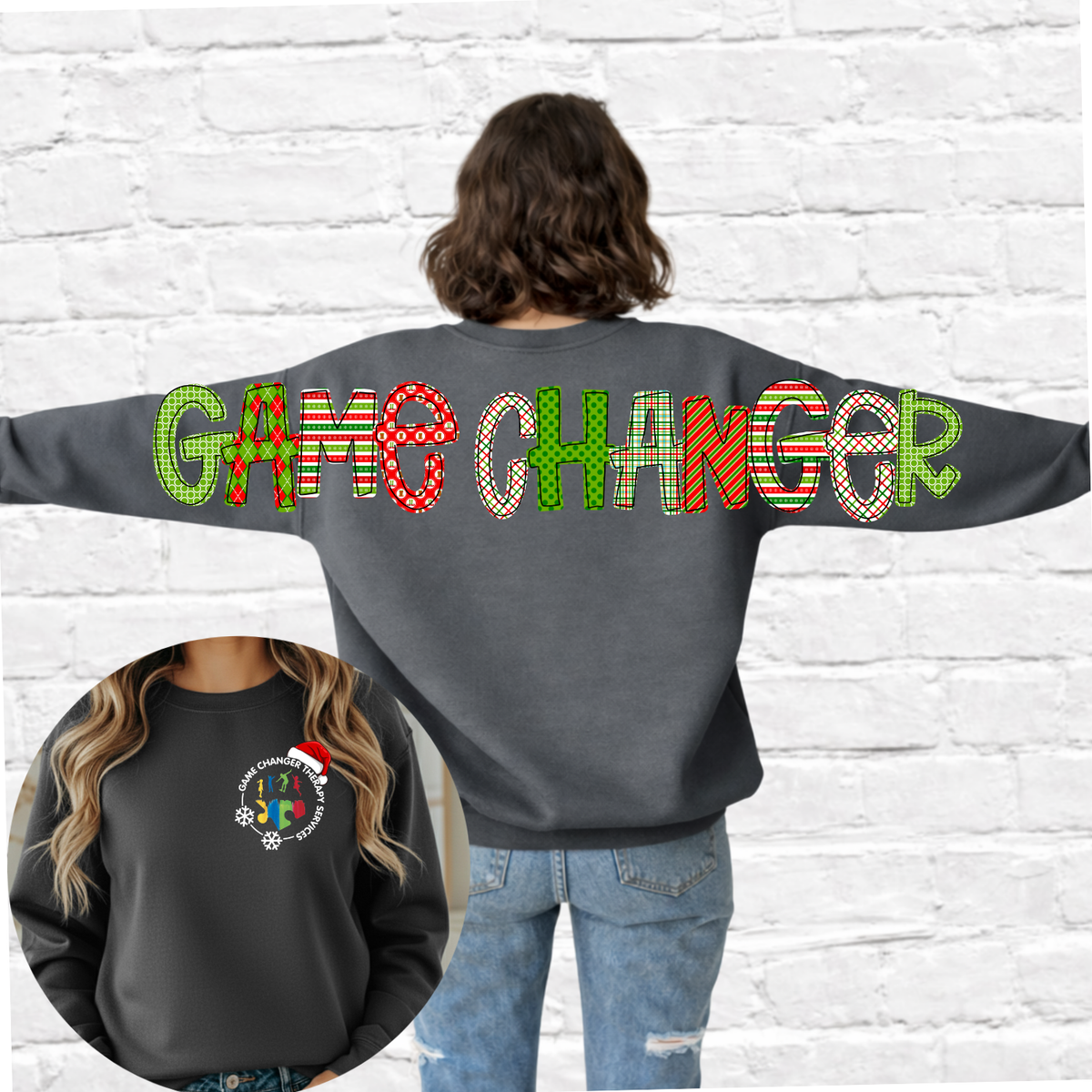 Game Changer Therapy Services - Christmas Crewnecks!