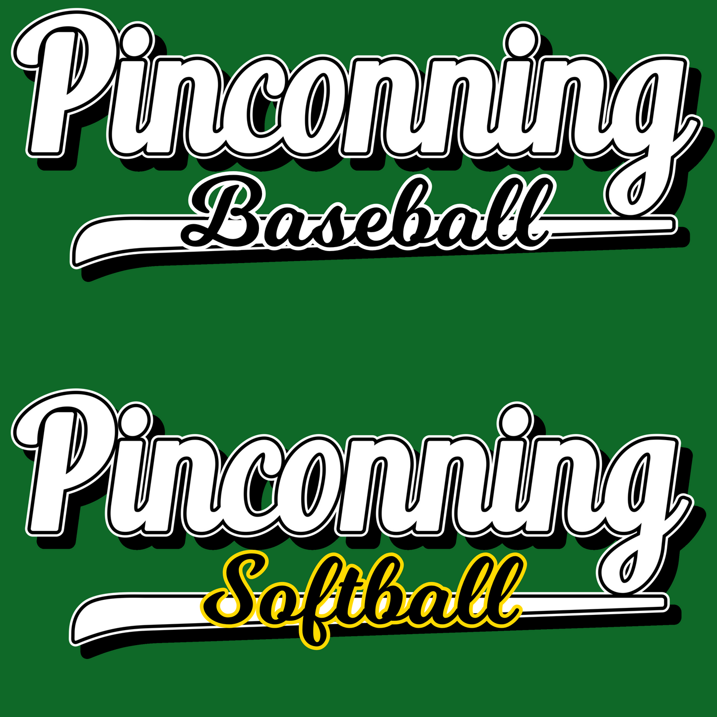 Pinconning Baseball - 2025 Logo Performance Tee
