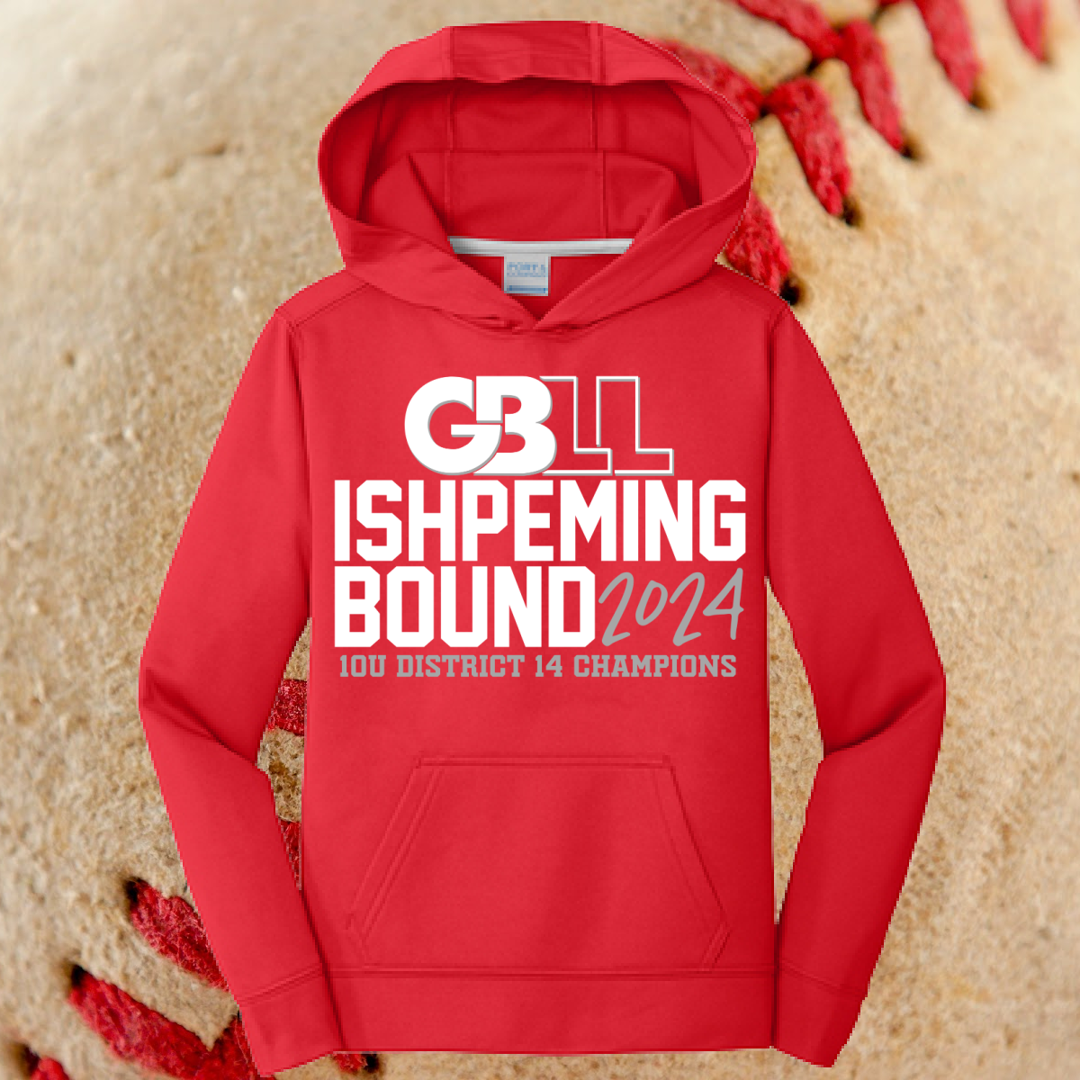 2024 GBLL 10U District Champs - Dri Fit Hoodies (Youth & Adult)