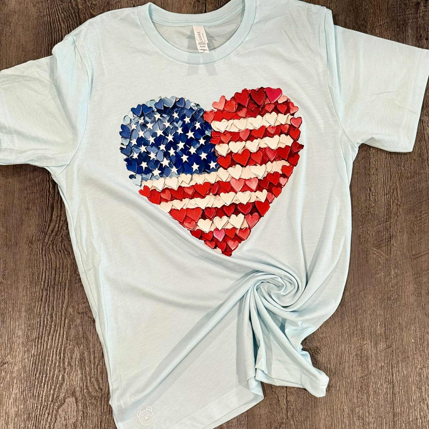 American Flag Heart (Ready To Ship)