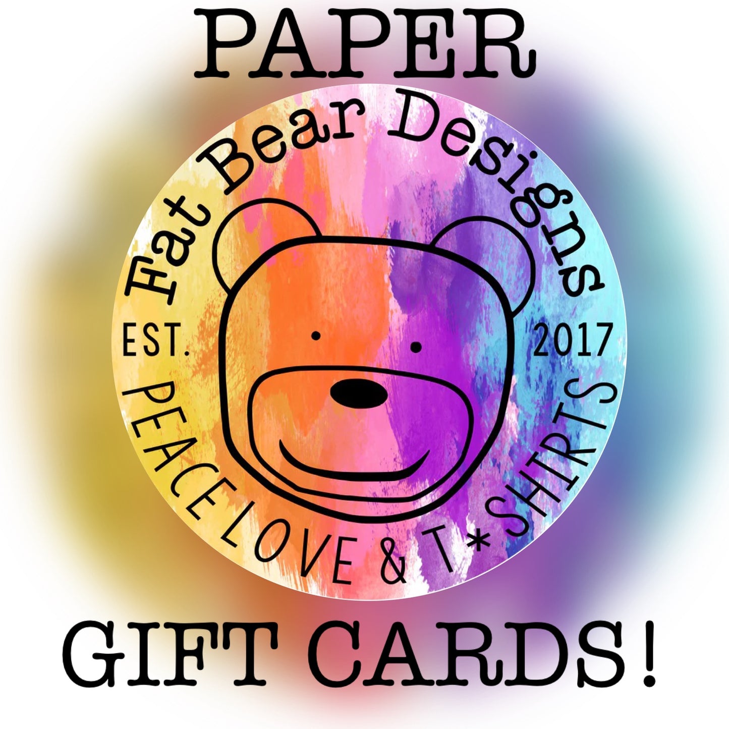 PAPER Gift Cards!