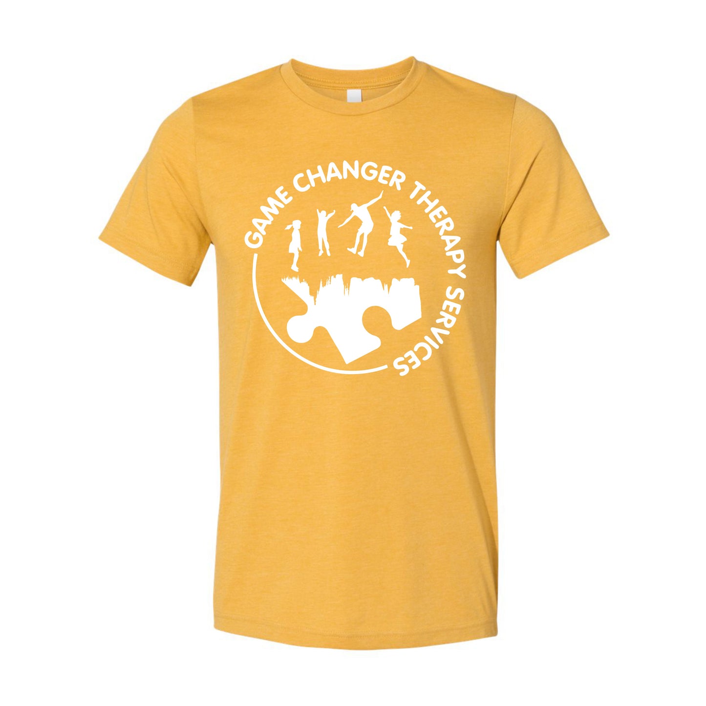 Game Changer Therapy Services Short Sleeve Tee FALL COLORS - White Logo