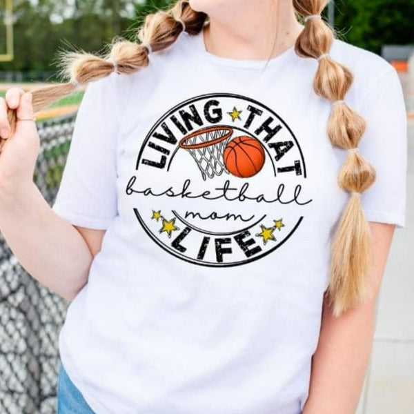 Living That Basketball Mom Life (Round)