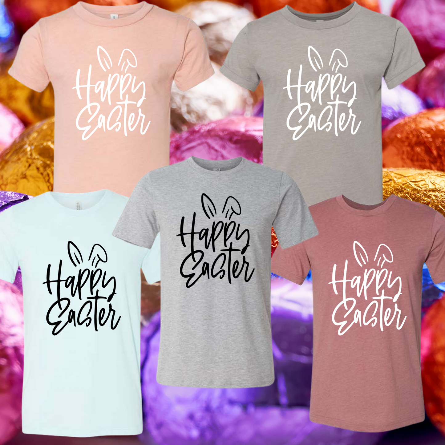 Happy Easter Tee - (Youth & Adult)