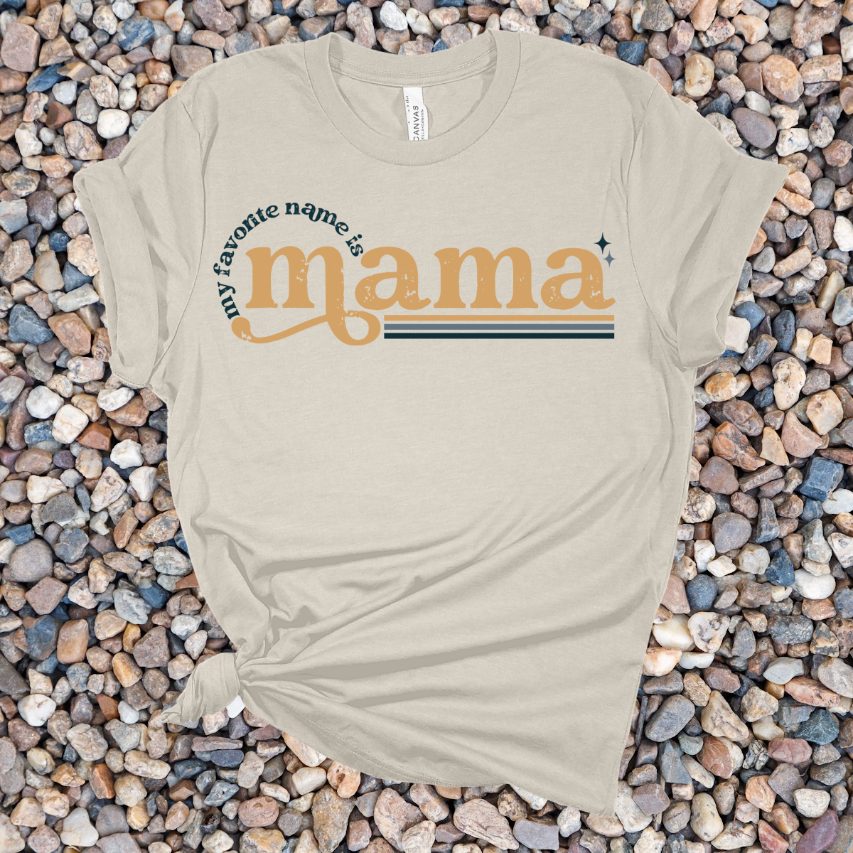 Mama Bear Retro T-Shirt Design