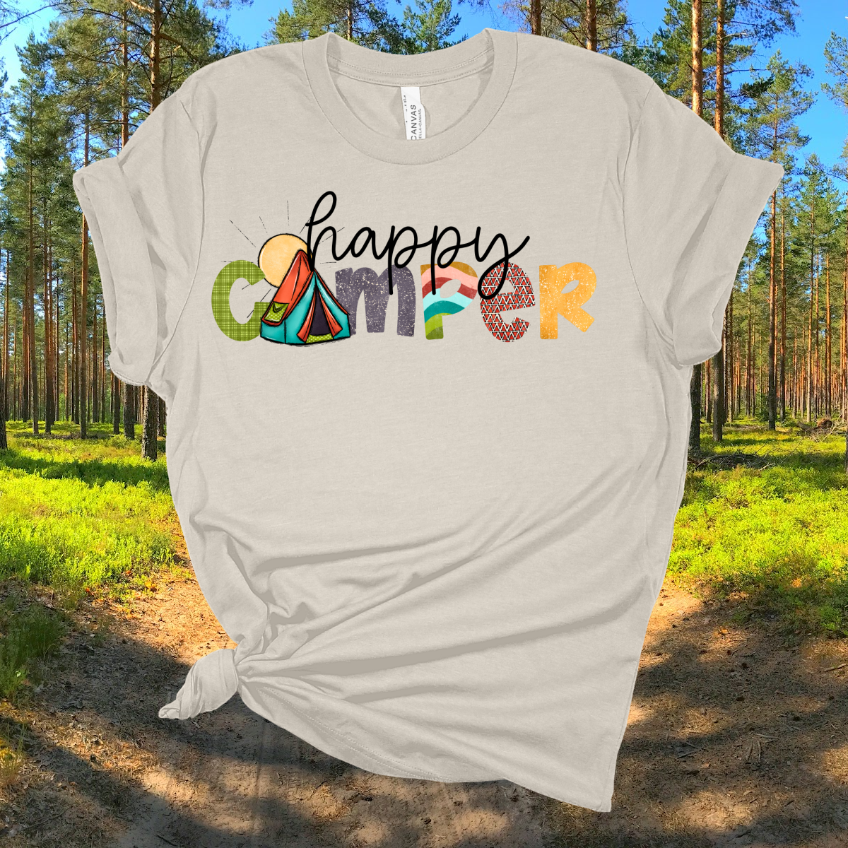 Happy Camper with Tent - ADULT