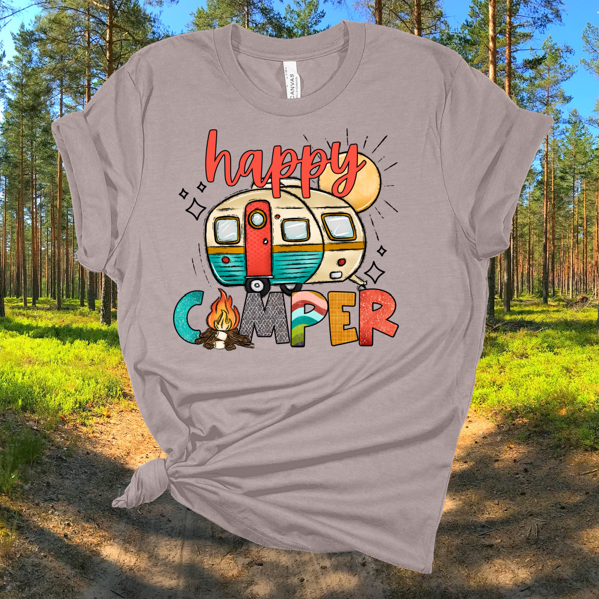 Happy Camper with Trailer - ADULT