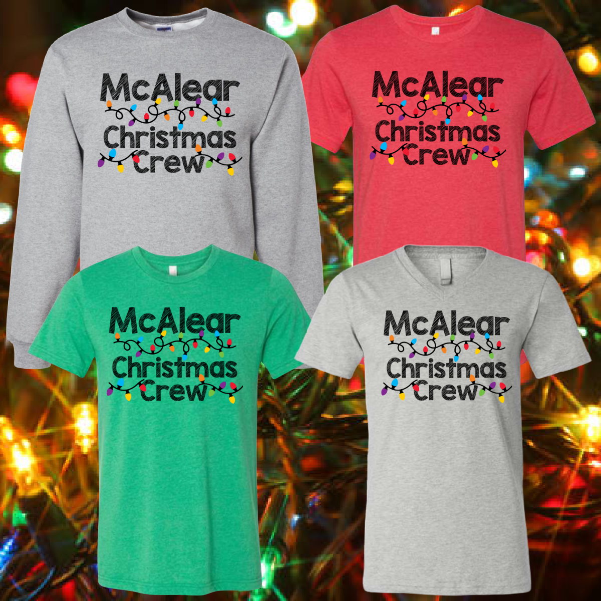 McAlear Christmas Crew (McAlear Sawden Teacher Tees)