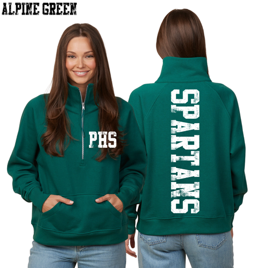 Spirit Wear - Boxy 1/4 Zip Crewneck (Youth & Adult)
