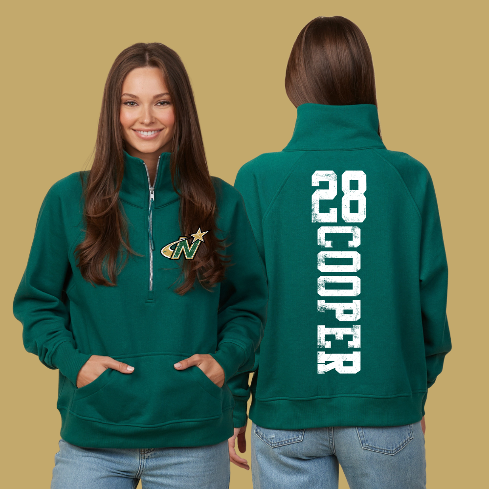 Midland Northstars Hockey - 1/4 Zip Crewneck (Youth & Adult)