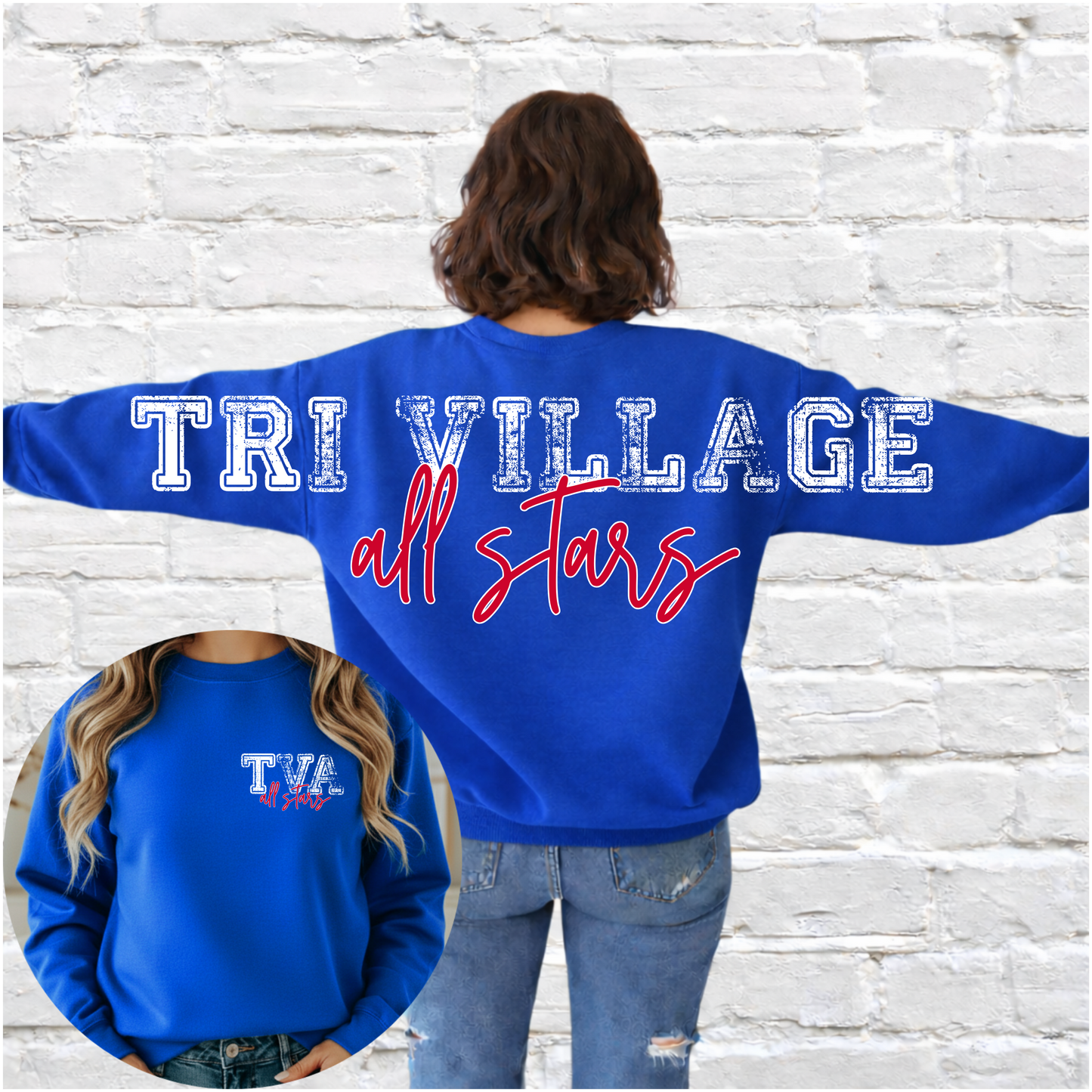 TVA 2026 Allstars Stars Back Design - Basic Sweatshirt (Youth & Adult)
