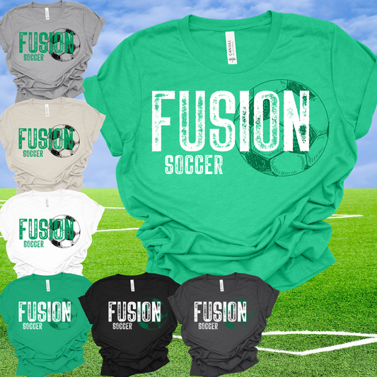 Midland Fusion Soccer - Bella Canvas Tee (Toddler, Youth, Adult)
