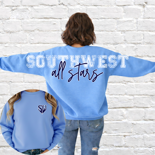 Southwest LL 2026 All Stars Stars Back Design - Basic Sweatshirt (Youth & Adult)
