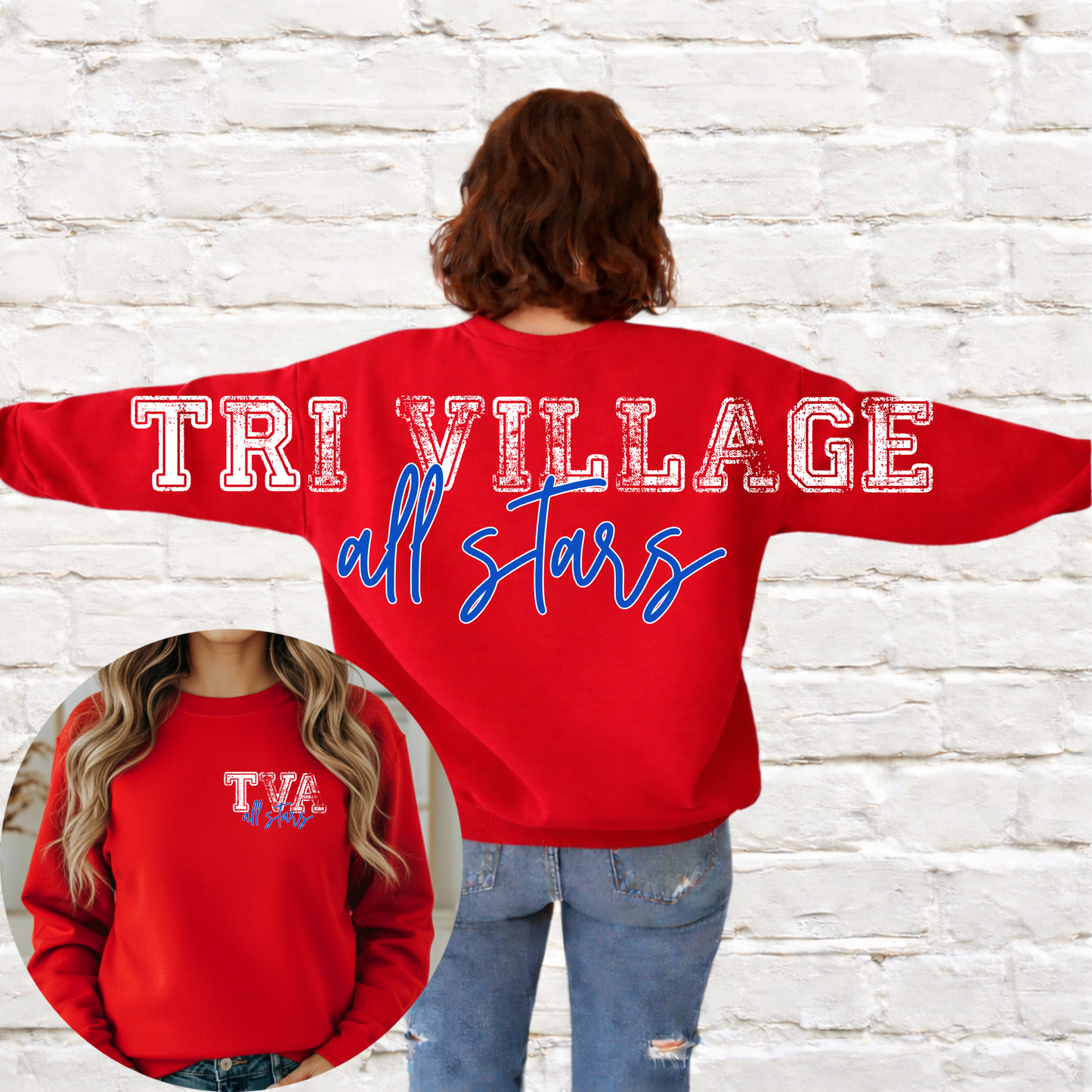 TVA 2026 Allstars Stars Back Design - Basic Sweatshirt (Youth & Adult)
