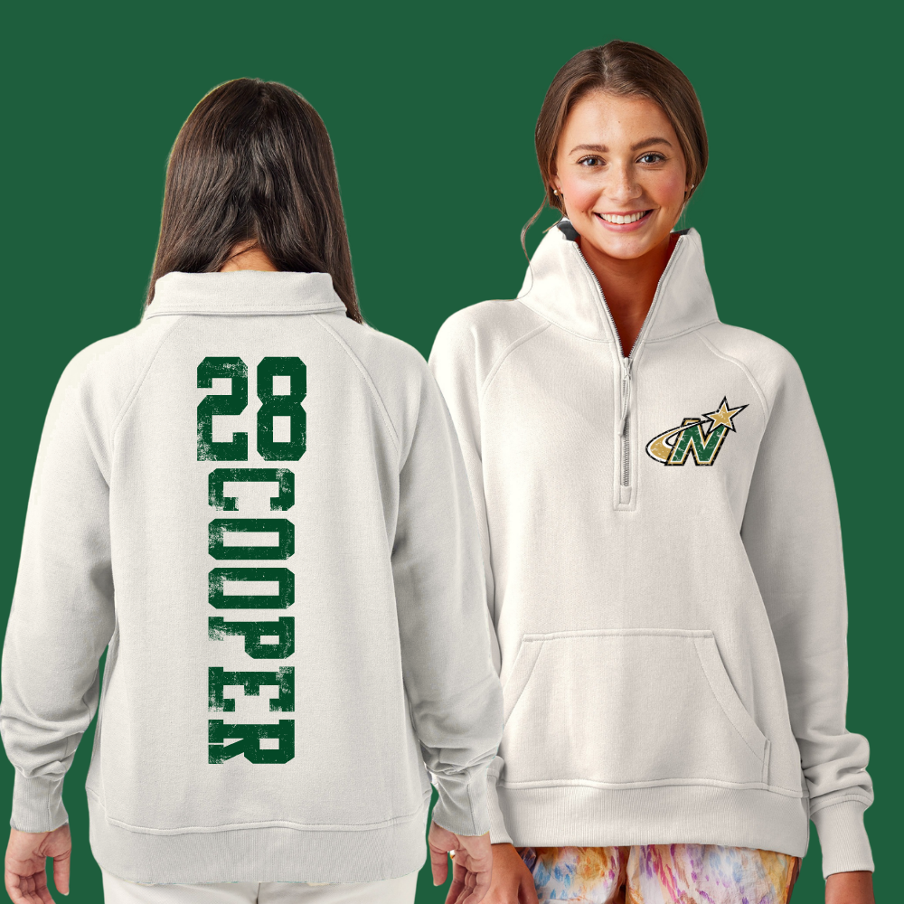 Midland Northstars Hockey - 1/4 Zip Crewneck (Youth & Adult)