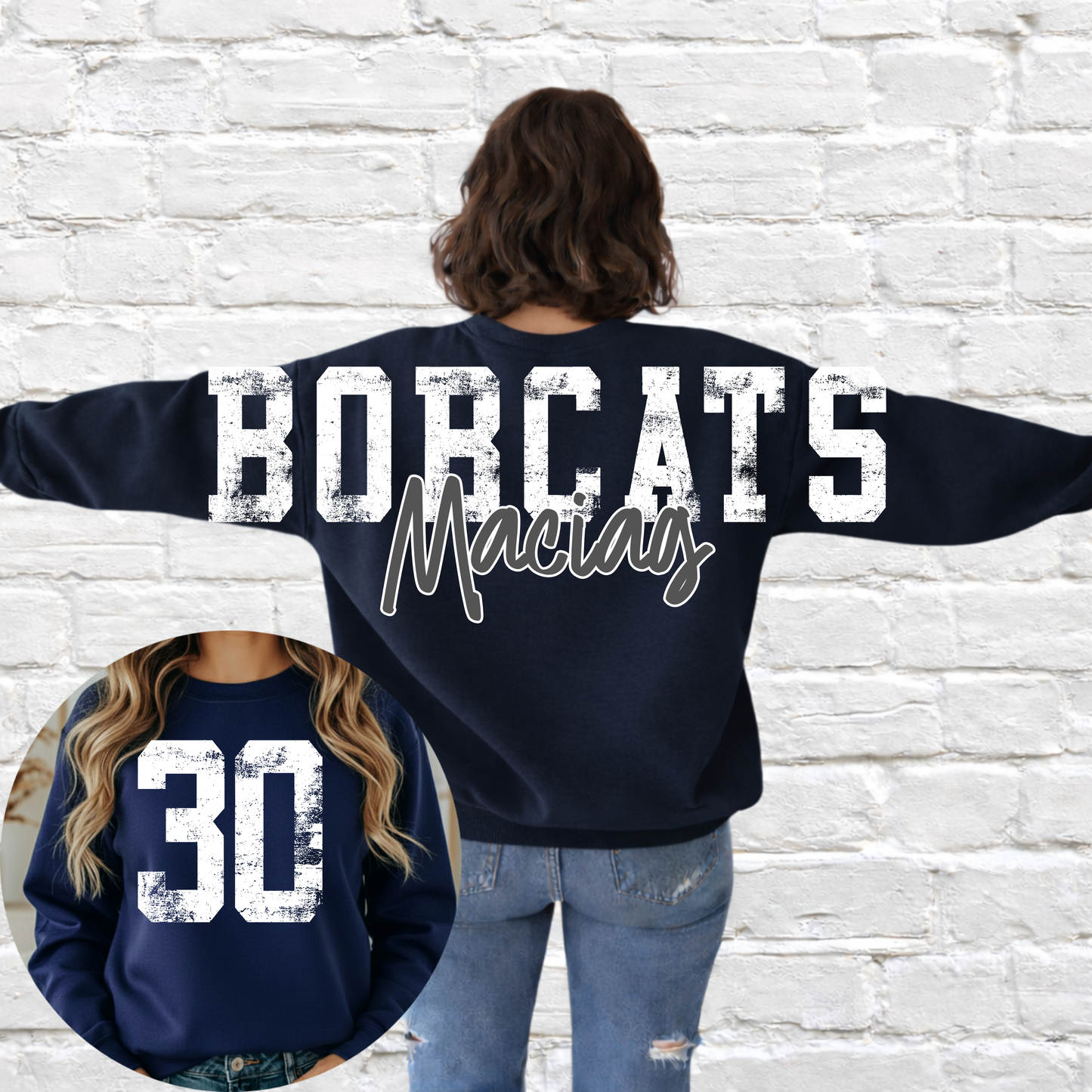 Bobcat Football - Crewneck (Youth & Adult)